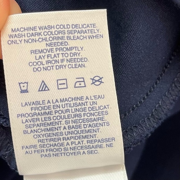 Lands End Ponte Knit Midi Dress Plus Size 22W Stretch Women’s Sleeveless Navy - Picture 11 of 14